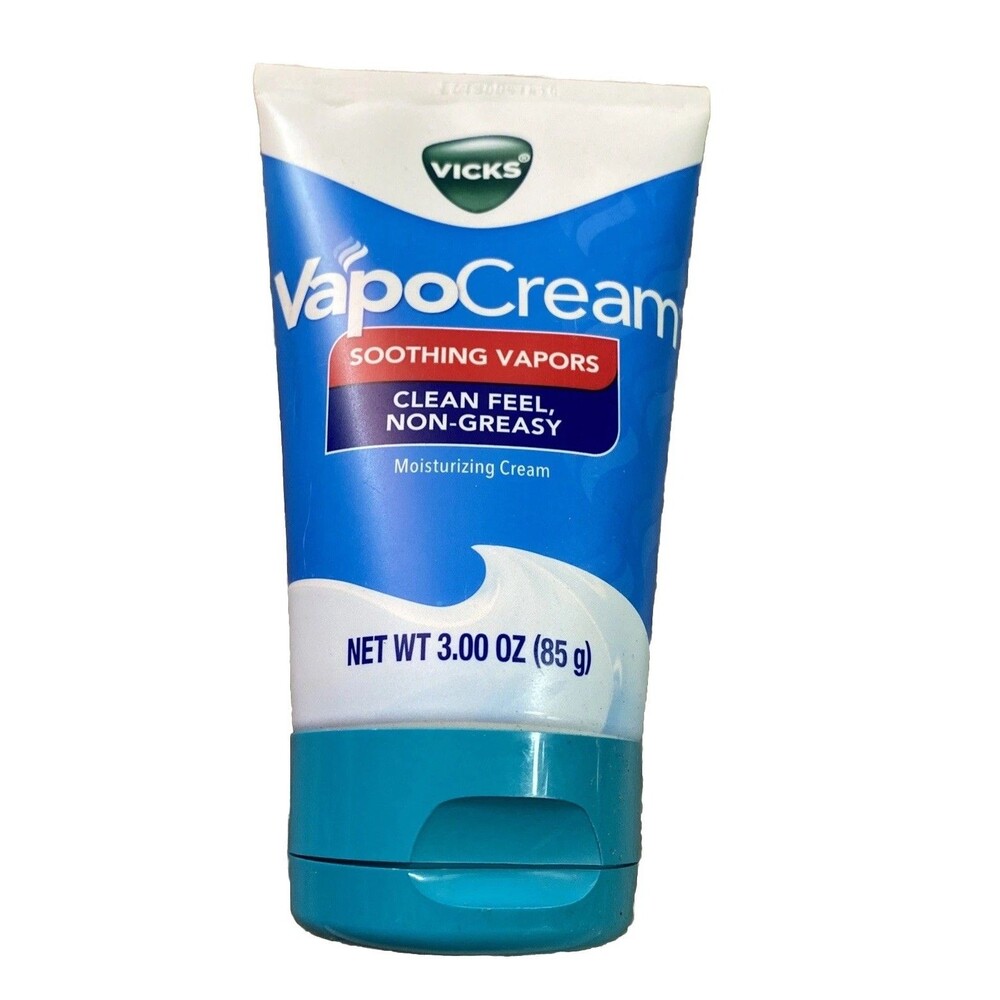Vicks VapoCream Moisturizing Cream Clean Feel Non Greasy 3 OZ